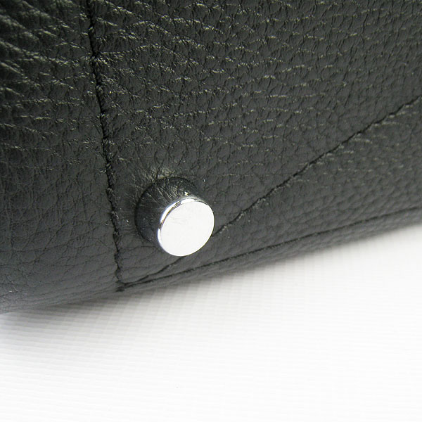 Best Replica Hermes Victoria Cowskin Leather Bags 2010 Black H2802